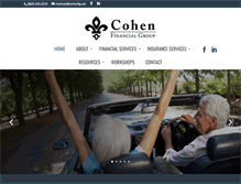 Tablet Screenshot of cohenfinancialgrp.com